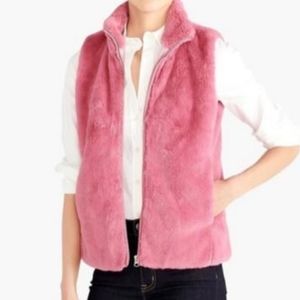 J.Crew Faux Fur Vest.